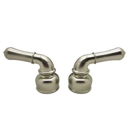 DURA FAUCET CLASSICAL LEVER HANDLES - PLATED PLASTIC - BRUSHED SATIN NICKEL DF-RKC-SN